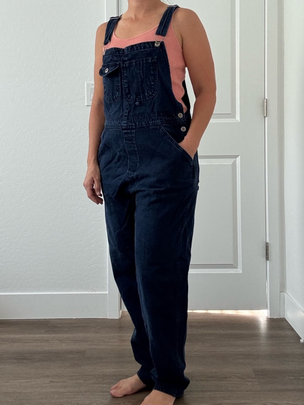 Vintage Y2K Canyon River Blues Durable Cotton Denim Women’s Overalls